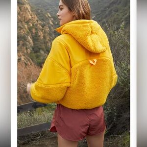 Free People x FP Movement Adventure Awaits Fleece in Orangeade